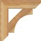 Ekena Millwork Westlake Slat Rough Sawn Bracket, Western Red Cedar, 4"W x 20"D x 20"H BKT04X20X20WTL06RWR - alternate 2